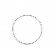 Cerc metalic pentru dreamcatchere, Ø15 cm - argintiu