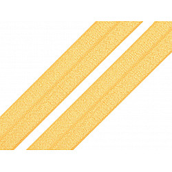 Bias elastic 18 mm (pachet 5 m) - galben muștar