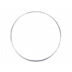 Cerc metalic pentru dreamcatchere, Ø30 cm - nickel