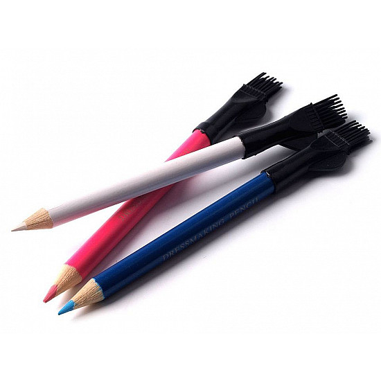 Creioane cu cretă și perie, 3 buc./set