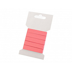Bandă bumbac Herringbone, lățime 10 mm (card 3 m) - roz deschis