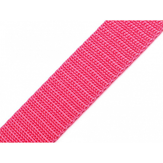 Chingă polipropilenă, lățime 25 mm (pachet 5 m) - roz