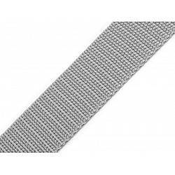 Chingă polipropilenă, lățime 25 mm (pachet 5 m) - gri porumbel
