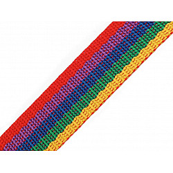 Chingă polipropilenă, lățime 25 mm (pachet 5 m) - multicolor