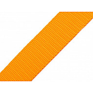 Chingă polipropilenă, lățime 25 mm (pachet 5 m) - portocaliu-galben
