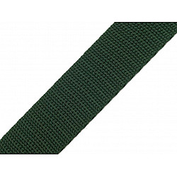 Chingă polipropilenă, lățime 25 mm (pachet 5 m) - verde mușchi