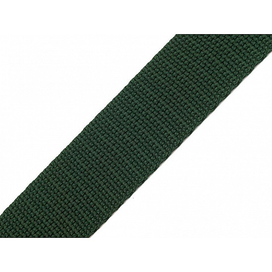 Chingă polipropilenă, lățime 25 mm (pachet 5 m) - verde mușchi