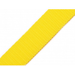Chingă polipropilenă, lățime 25 mm (pachet 5 m) - galben