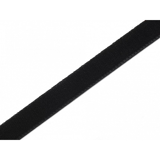 Panglică din catifea, lătime 6 mm (rola 10 m) - Negru