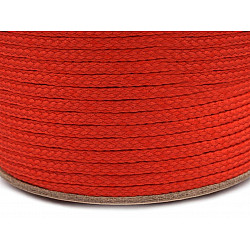 Șnur poliester PES, Ø2 mm (rola 50 m) - roșu