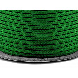 Șnur poliester PES, Ø2 mm (rola 50 m) - verde