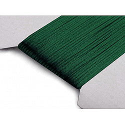Șnur satinat, Ø1 mm (card 25 m) - verde închis