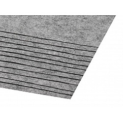 Coli fetru, 20x30 cm, 300 g / m², 2 bucati - gray white