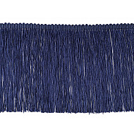 Franjuri lucioase, 15.5 cm x 1 m - albastru închis
