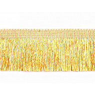Franjuri lurex, lățime 40 mm (pachet 23 m) - auriu deschis