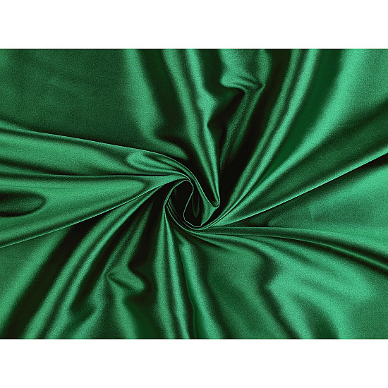Satin elastic la metru - verde smarald