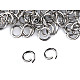 Zale/anouri bijuterii oțel chirurgical, Ø6 mm, platinum , 25 buc.