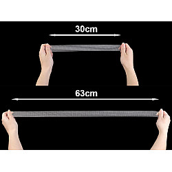 Bandă elastică pentru confecții, lățime 24 mm (pachet 5 m) - alb