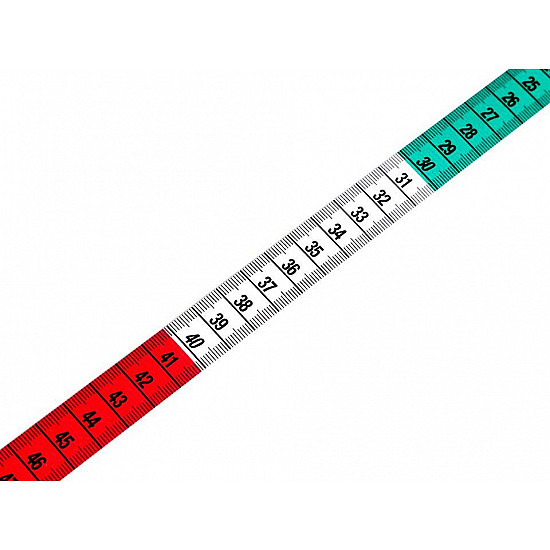 Centimetru de croitorie multicolor, 150 cm