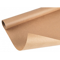 Hârtie de împachetat, 0,7x2 m - maro natural