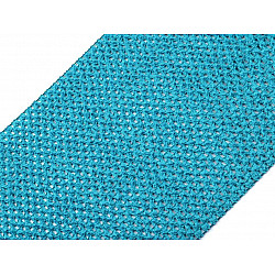 Bandă elastica croșetată TUTU la metru, lățime 24-25 cm - bleu turcoaz