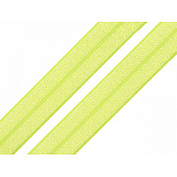 Elastic bias, lățime 20 mm (card 25 m) - galben verzui strident - neon
