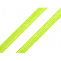 Elastic lat confecții, lățime 10 mm (card 5 m) - galben reflectorizant