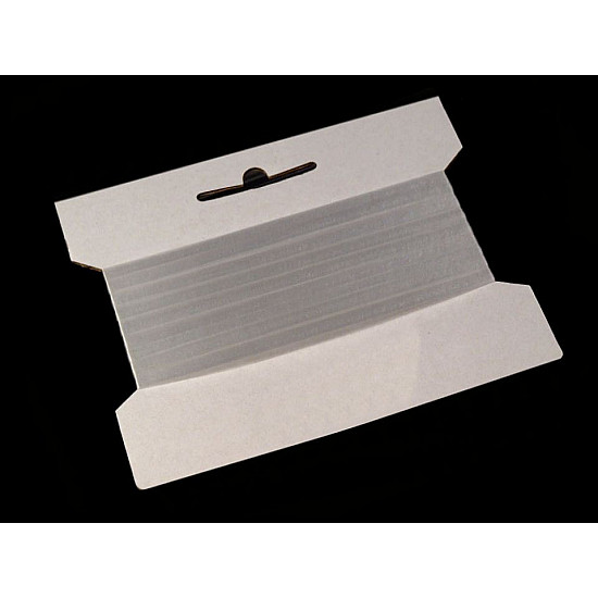 Elastic siliconic, lățime 6 mm (card 20 m) - transparent