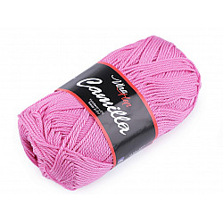 Fir de tricotat Camilla, 50 g - roz