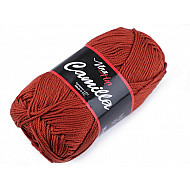 Fir de tricotat Camilla, 50 g - ruginiu mediu