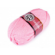Fir de tricotat Favori, 100 g - roz deschis