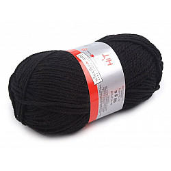 Fir de tricotat Hit, 50 g - negru