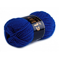 Fir de tricotat Klasik, 50 g - albastru regal