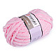 Fir de tricotat plușat Dolce Maxi, 200 g, roz baby