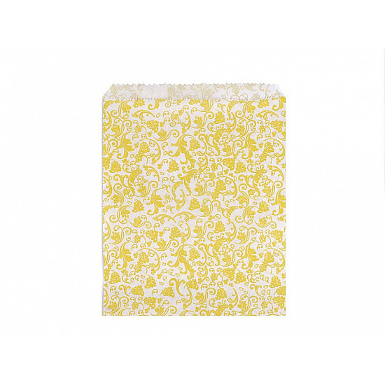 Pungă hârtie mică, 13x17,5 cm (pachet 100 Buc.) - galben muștar