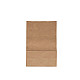 Pungi hârtie 13 x 23,5 x 7,7 cm (pachet 50 Buc.) - maro natural