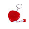 Ruletă breloc, lungime 150 cm - roșu
