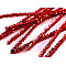 Sârmă plușată Lurex, Ø6 mm, lungime 30 cm, roșu căpșună, 20 buc.