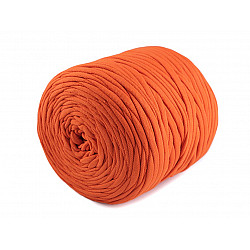 Bandă de tricotat Spaghetti, 650-700 g - portocaliu