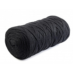 Bandă tubulare de tricotat Spaghetti, 250 g - negru
