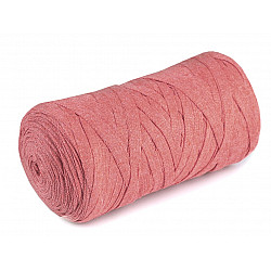 Bandă tubulare de tricotat Spaghetti, 250 g - roz vintage