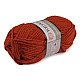 Fir de tricotat Merino bulky, 100 g - ruginiu mediu