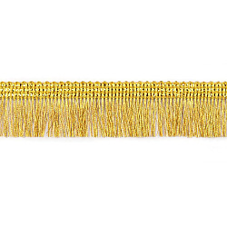 Metallic fringe width 30 mm - Gold lt. (18 Meters)