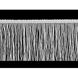 Fringe trim width 12.5 cm - Off white (1 Meter)