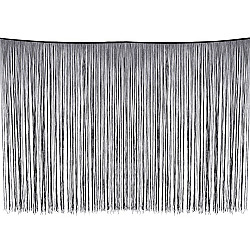 Extra long fringe 78 cm - Black (1 Meter)