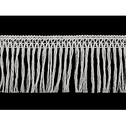 Cotton fringe width 10 cm - White (1 Meter)