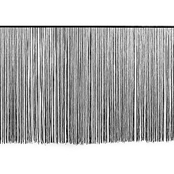 Fringe extra long 100 cm - Black (1 Meter)