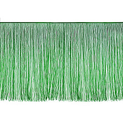 Fringe extra long 70 cm - Green (1 Meter)