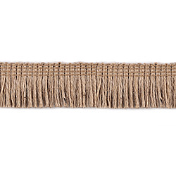 Jute fringe width 32 mm - Natural burlap (1 Meter)