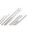 Beading needles 120 mm - Nickel (1 Bag)